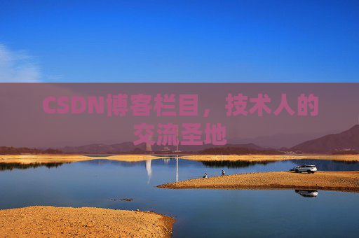 CSDN博客栏目，技术人的交流圣地